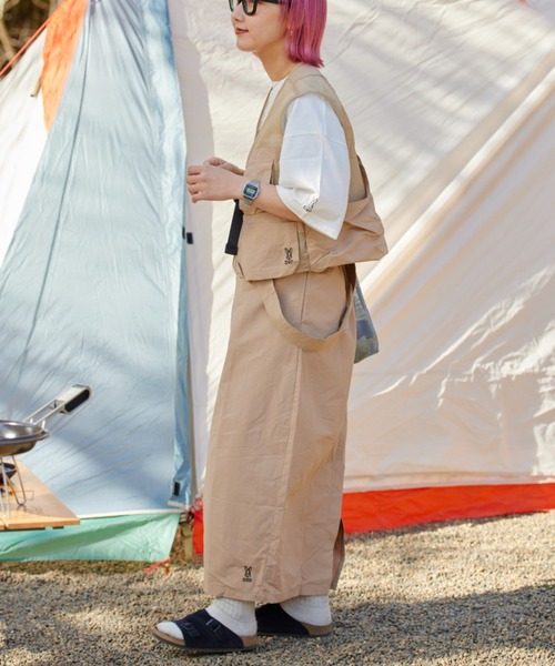 DOD（ディーオーディー）の「【DOD別注】サササノべー / レディース（ベスト・レディース・ホワイト/ベージュ・ONE SIZE）」の16枚目の写真