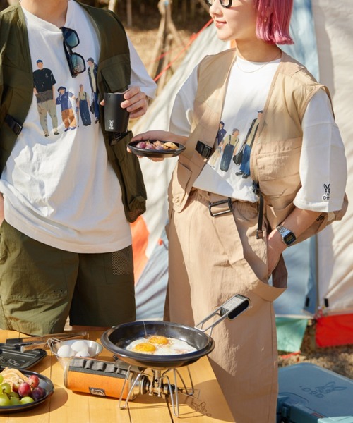 DOD（ディーオーディー）の「【DOD別注】サササノべー / レディース（ベスト・レディース・ホワイト/ベージュ・ONE SIZE）」の18枚目の写真