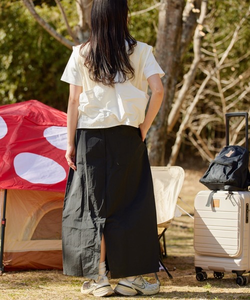 DOD（ディーオーディー）の「【DOD別注】サササノべー / レディース（ベスト・レディース・ホワイト/ベージュ・ONE SIZE）」の8枚目の写真