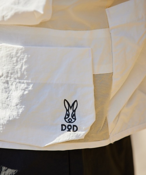 DOD（ディーオーディー）の「【DOD別注】サササノべー / レディース（ベスト・レディース・ホワイト/ベージュ・ONE SIZE）」の9枚目の写真