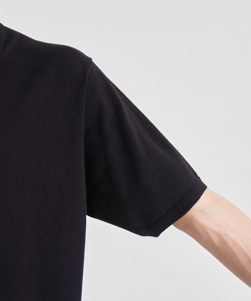 ATON / エイトン】COTTON WASHI KNIT HALF SLEEVE POLO SWEATER