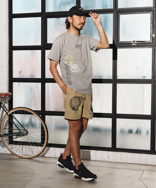 seventy seven(セブンティセブン)の「mt9671-middle onz S-S t-shirts (77mix) Tシャツ(Tシャツ/カットソー・メンズ・ホワイト/ブラック/ヘザーグレー・S/M/L/XL)」の12枚目の写真
