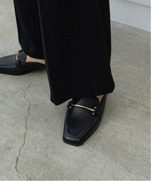 RANDA | レザーローファーミュール(ローファー)