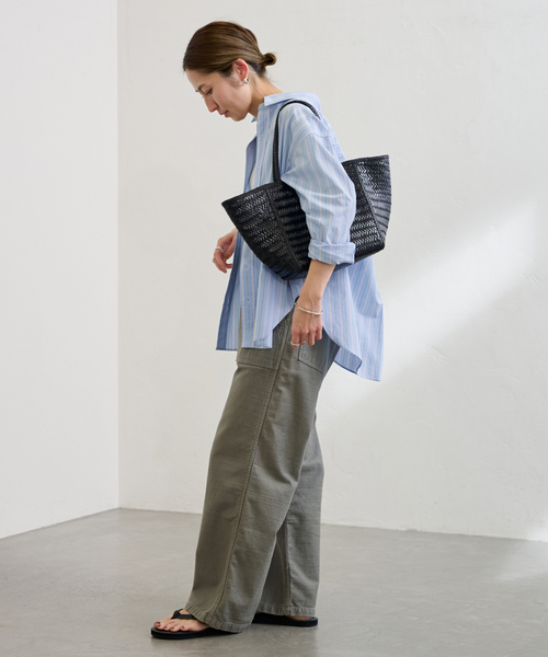 新品　MAISON N.H PARIS　SHOPPING PETIT IENA MAISON N.H PARIS JANVIER PETIT CUIR-トート（トートバッグ