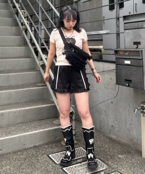 セール】OVERLAPPED FRILL WAIST バッグ（ボディバッグ/ウエスト