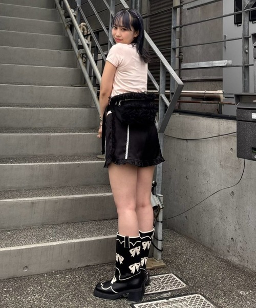 セール】OVERLAPPED FRILL WAIST バッグ（ボディバッグ/ウエスト