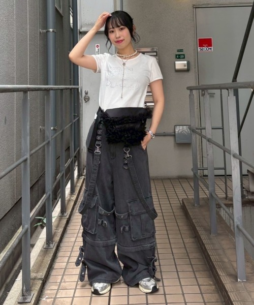 セール】OVERLAPPED FRILL WAIST バッグ（ボディバッグ/ウエスト