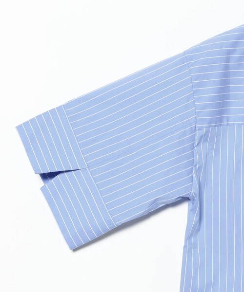 B:MING by BEAMS（ビーミングバイビームス）の「半袖 クロップド シャツ（S～M）（シャツ/ブラウス・レディース・ホワイト/その他/ネイビー・MEDIUM/SMALL）」の13枚目の写真