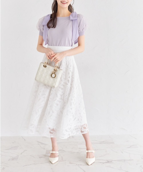tocco closet(トッコ クローゼット)の「リボンストラップミュール(パンプス・レディース・アイボリー/ドット/ブラック・M/L/LL/S)」の17枚目の写真