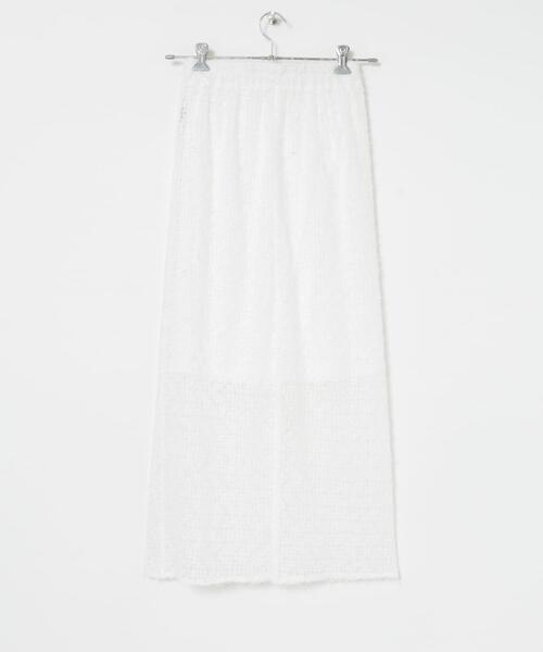 URBAN RESEARCH（アーバンリサーチ）の「シアージャガードストレートスカート（スカート・レディース・ブラック/オフホワイト・FREE）」の12枚目の写真