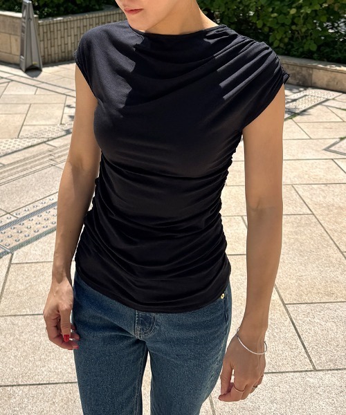 tシャツ 日本製エアリーcoolシャーリングカットソー レディース 日本製エアリーcoolシャーリングカットソー（Tシャツ/カットソー