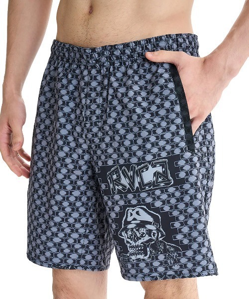 RVCA(ルーカ)の「RVCA メンズ 【JESSE BARBA】 JESSE BARBA YOGGER STRETCH 17 ショートパンツ 【2025年夏モデル】/ルーカトレーニングボードショーツ(その他パンツ・メンズ・ブラック・LARGE/MEDIUM/SMALL/X-LARGE)」の4枚目の写真