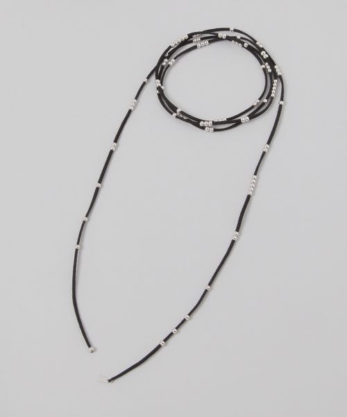 JEANASIS(ジーナシス)の「マルチフェイクスエードチョーカー/414131(チョーカー・レディース・ブラック/ライトブルー/ベージュ・FREE)」の2枚目の写真