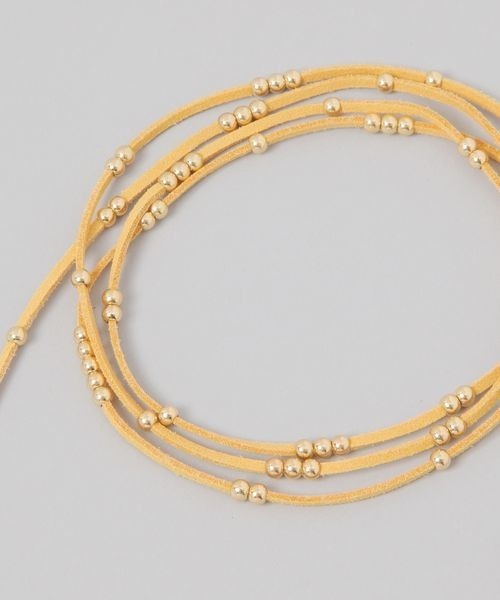 JEANASIS(ジーナシス)の「マルチフェイクスエードチョーカー/414131(チョーカー・レディース・ブラック/ライトブルー/ベージュ・FREE)」の7枚目の写真