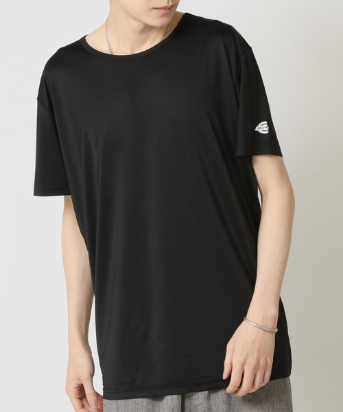 Dickies(ディッキーズ)の「Dickies 接触冷感 吸水速乾 インナー クイックドライ 半袖Tシャツ&ノースリーブ&タンクトップ(Tシャツ/カットソー・メンズ・ブラック系3/ブラック系2/ブラック系1・L/M)」の3枚目の写真