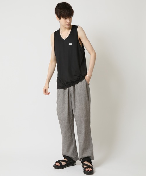 Dickies(ディッキーズ)の「Dickies 接触冷感 吸水速乾 インナー クイックドライ 半袖Tシャツ&ノースリーブ&タンクトップ(Tシャツ/カットソー・メンズ・ブラック系3/ブラック系2/ブラック系1・L/M)」の5枚目の写真