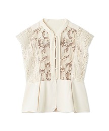 LILY BROWN（リリーブラウン）の「Lilybellスイッチングブラウス（T