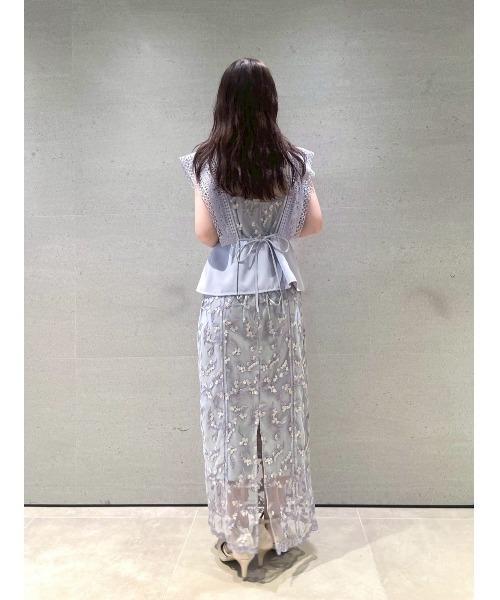 LILY BROWN（リリーブラウン）の「Lilybellスイッチングブラウス