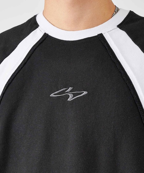 RE730(アールイーセブンサーティー)の「スポーツストリートのTシャツ(Tシャツ/カットソー・メンズ・ブラック/オフホワイト/ブラック×ホワイト・MEDIUM/LARGE)」の22枚目の写真