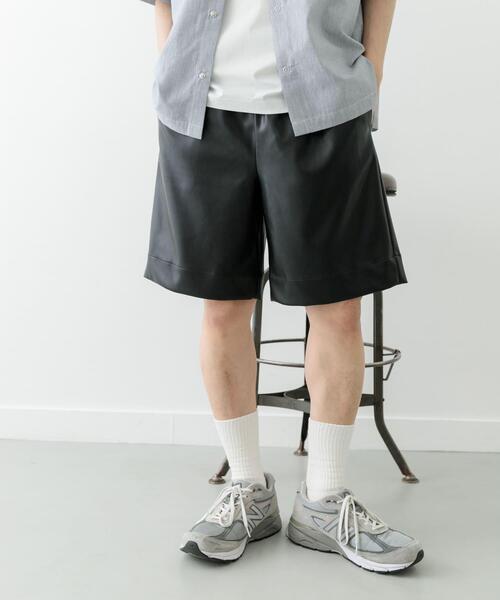 ITEMS URBANRESEARCH(アイテムズ アーバンリサーチ)の「F.L. Easy Short Pants(その他パンツ・メンズ・ブラック・SMALL/MEDIUM/LARGE)」の1枚目の写真