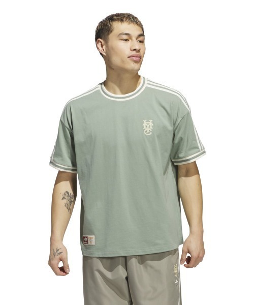 ★限定!コラボadidas originals×Hoop YORK CITY Tシャツ adidas Hoop York City Tee (Gender Neutral) - Beige | Free