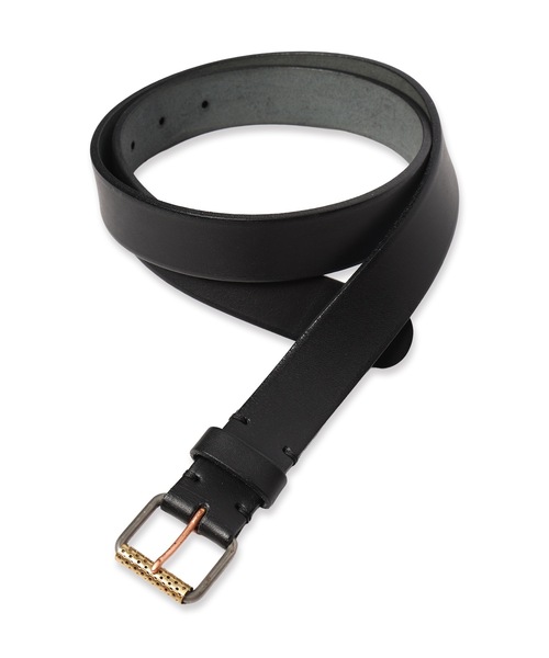 Dulcamara（ドゥルカマラ）の「カラーバックルベルト - Black（ベルト・メンズ・ホワイト/ブラック/ベージュ/ゴールド系・1/0）」の4枚目の写真