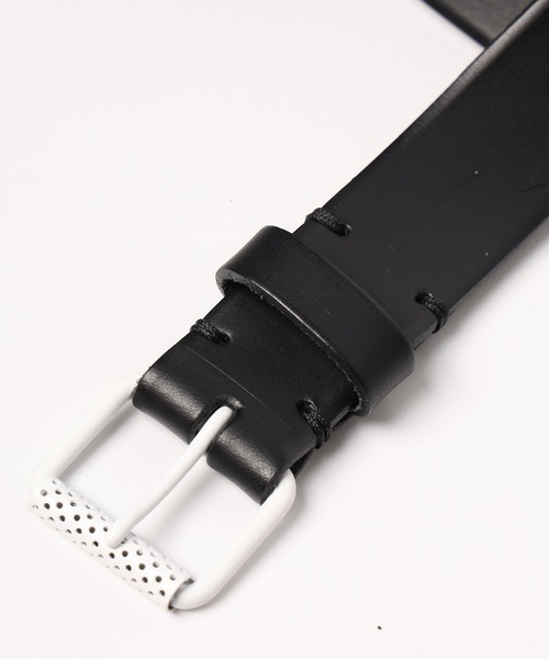 Dulcamara（ドゥルカマラ）の「カラーバックルベルト - Black（ベルト・メンズ・ホワイト/ブラック/ベージュ/ゴールド系・1/0）」の6枚目の写真