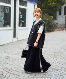 studio CLIP | 【CLIP BY STAFF/moezo企画】ラインスカート(スカート)