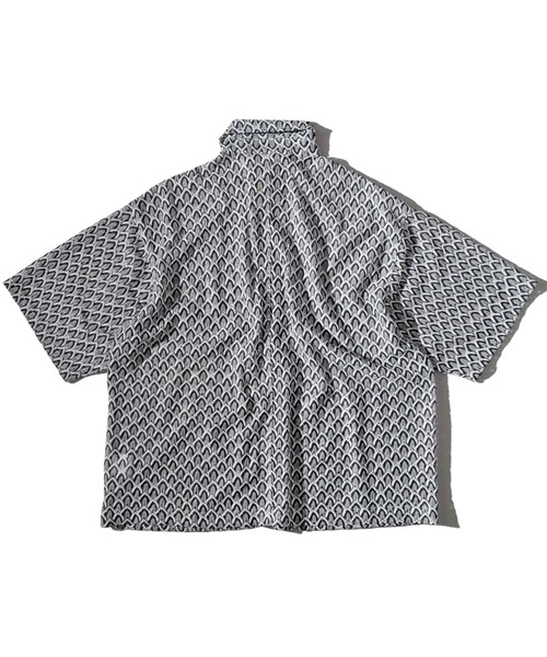 ALDIES（アールディーズ）の「Mesh Unevenness Shirts / メッシュアンイーブンネスシャツ（シャツ/ブラウス・メンズ・グリーン/レッド/グレー・MEDIUM/LARGE/SMALL）」の12枚目の写真