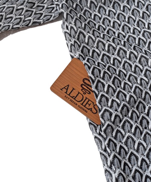 ALDIES（アールディーズ）の「Mesh Unevenness Shirts / メッシュアンイーブンネスシャツ（シャツ/ブラウス・メンズ・グリーン/レッド/グレー・MEDIUM/LARGE/SMALL）」の14枚目の写真