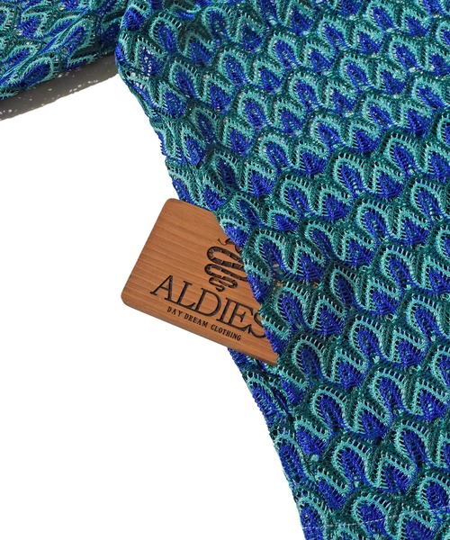ALDIES（アールディーズ）の「Mesh Unevenness Shirts / メッシュアンイーブンネスシャツ（シャツ/ブラウス・メンズ・グリーン/レッド/グレー・MEDIUM/LARGE/SMALL）」の6枚目の写真