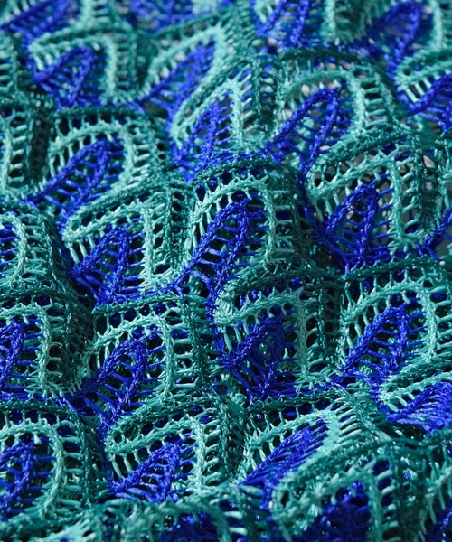 ALDIES（アールディーズ）の「Mesh Unevenness Shirts / メッシュアンイーブンネスシャツ（シャツ/ブラウス・メンズ・グリーン/レッド/グレー・MEDIUM/LARGE/SMALL）」の7枚目の写真