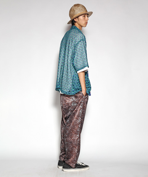 ALDIES（アールディーズ）の「Mesh Unevenness Shirts / メッシュアンイーブンネスシャツ（シャツ/ブラウス・メンズ・グリーン/レッド/グレー・MEDIUM/LARGE/SMALL）」の17枚目の写真