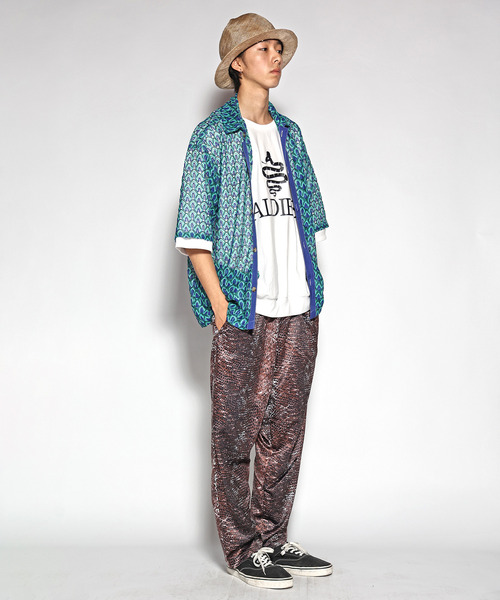 ALDIES（アールディーズ）の「Mesh Unevenness Shirts / メッシュアンイーブンネスシャツ（シャツ/ブラウス・メンズ・グリーン/レッド/グレー・MEDIUM/LARGE/SMALL）」の19枚目の写真