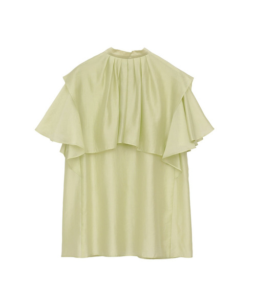 1er Arrondissementシアーテンセルラッフルブラウス　36 1er Arrondissement｜【WEB限定】シアーテンセルラッフル
