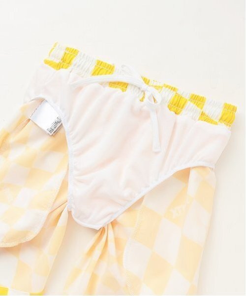 XLARGE KIDS（エクストララージキッズ）の「【SWIM】歪みチェッカートランクス水着（水着・キッズ・ブラック/イエロー・90cm/100cm/110cm/120cm/130cm/140cm）」の9枚目の写真