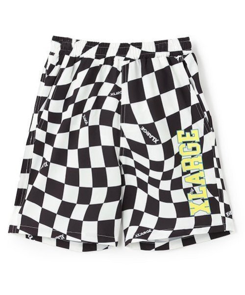 XLARGE KIDS（エクストララージキッズ）の「【SWIM】歪みチェッカートランクス水着（水着・キッズ・ブラック/イエロー・90cm/100cm/110cm/120cm/130cm/140cm）」の12枚目の写真