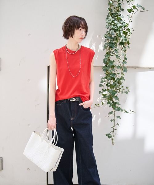 Moon Bird（ムーンバード）の「【MOON BIRD/ムーンバード】手編みのメルカドバッグ/TANPIN/横長/手編み（かごバッグ・レディース・ライトブラウン/ブラック系その他/シルバー/ブルー系その他/ストライプ/ホワイト/ブラック系その他2/ブラック系その他3・フリー）」の18枚目の写真