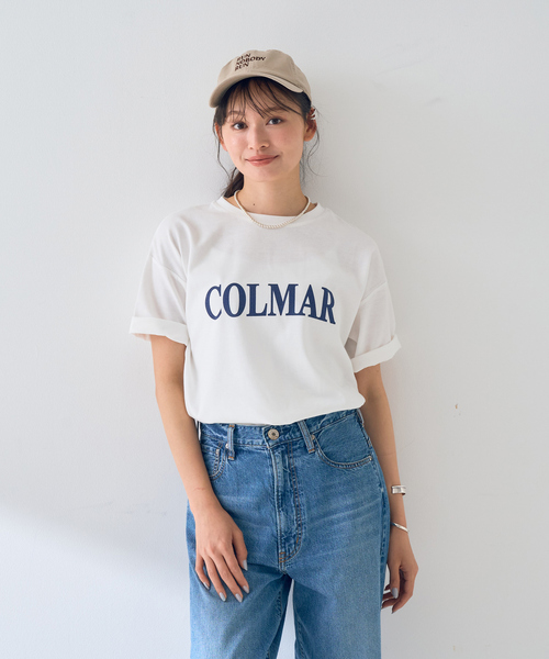EMMA　ROUGE VIF（エマルージュヴィフ）の「【一部店舗限定】ロゴTシャツ COLMAR（Tシャツ/カットソー・レディース・ネイビー/ブラウン・フリー）」の10枚目の写真