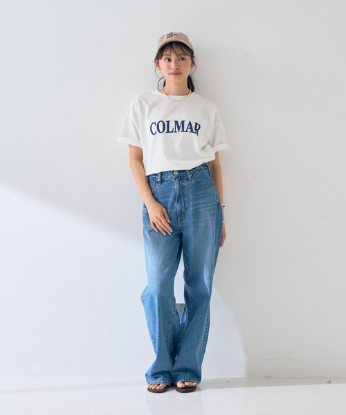 EMMA　ROUGE VIF（エマルージュヴィフ）の「【一部店舗限定】ロゴTシャツ COLMAR（Tシャツ/カットソー・レディース・ネイビー/ブラウン・フリー）」の19枚目の写真