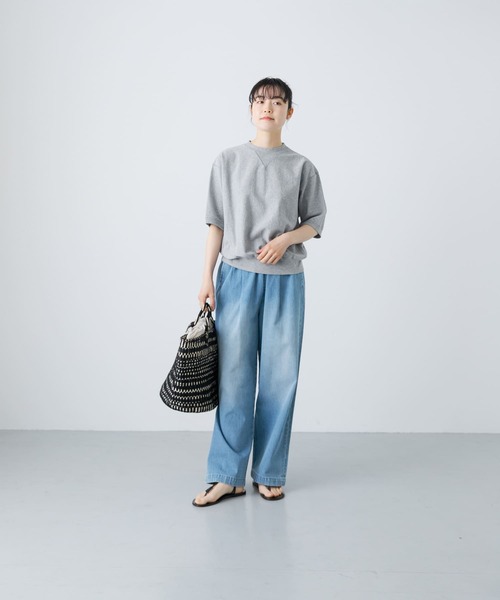 新品タグ付◆ かぐれ コットンVガゼットプルオーバー　アーバンリサーチ コットンVガゼットプルオーバー（Tシャツ/カットソー）｜かぐれ