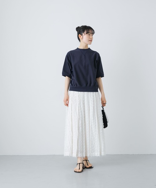 新品タグ付◆ かぐれ コットンVガゼットプルオーバー　アーバンリサーチ コットンVガゼットプルオーバー（Tシャツ/カットソー）｜かぐれ
