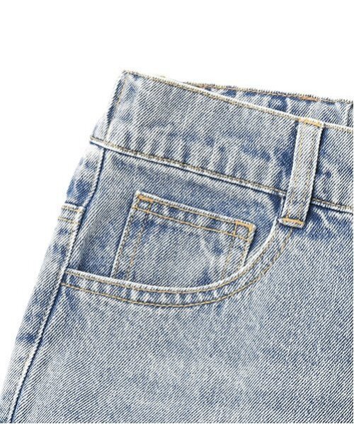 LOVETOXIC（ラブトキシック）の「【LTXC】ダメージデニムワイドパンツ（デニムパンツ・キッズ・ライトグレー/ブルー/グレー/サックスブルー・L/S/M）」の17枚目の写真