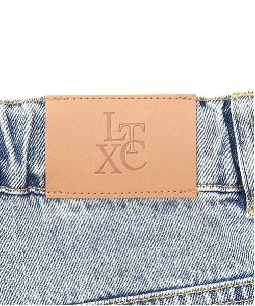 LOVETOXIC（ラブトキシック）の「【LTXC】ダメージデニムワイドパンツ（デニムパンツ・キッズ・ライトグレー/ブルー/グレー/サックスブルー・L/S/M）」の22枚目の写真