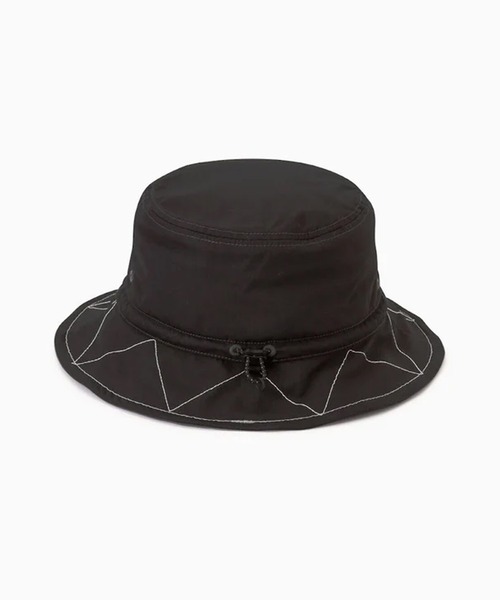 and wander(アンドワンダー)の「and wander/アンドワンダー×GRAMICCI/グラミチ zigzag stitch hat バケットハット(ハット・メンズ・ブラック・FREE)」の3枚目の写真
