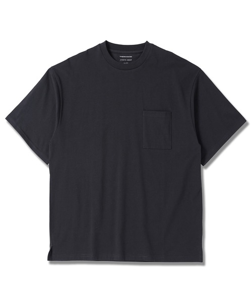 jiggys shop(ジギーズショップ)の「接触冷感 UVカット 吸汗速乾 プレーティング 胸ポケット付き ルーズ半袖Tシャツ カットソー(Tシャツ/カットソー・メンズ・ブラック/ホワイト/ベージュ系その他/スミクロ・X-LARGE/MEDIUM/LARGE)」の12枚目の写真