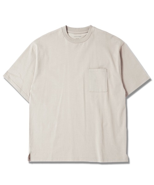 jiggys shop(ジギーズショップ)の「接触冷感 UVカット 吸汗速乾 プレーティング 胸ポケット付き ルーズ半袖Tシャツ カットソー(Tシャツ/カットソー・メンズ・ブラック/ホワイト/ベージュ系その他/スミクロ・X-LARGE/MEDIUM/LARGE)」の18枚目の写真