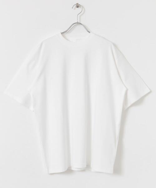 SENSE OF PLACE by URBAN RESEARCH（センスオブプレイスバイアーバンリサーチ）の「コットンスムースショートスリーブTシャツ（Tシャツ/カットソー・メンズ・ブラック/ブルー/ベージュ/ホワイト・MEDIUM/LARGE）」の10枚目の写真