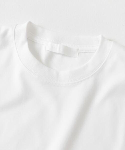 SENSE OF PLACE by URBAN RESEARCH（センスオブプレイスバイアーバンリサーチ）の「コットンスムースショートスリーブTシャツ（Tシャツ/カットソー・メンズ・ブラック/ブルー/ベージュ/ホワイト・MEDIUM/LARGE）」の11枚目の写真