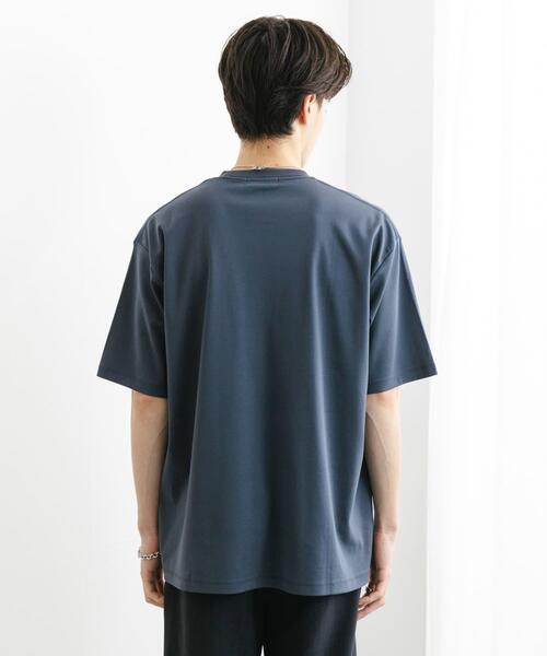 SENSE OF PLACE by URBAN RESEARCH（センスオブプレイスバイアーバンリサーチ）の「コットンスムースショートスリーブTシャツ（Tシャツ/カットソー・メンズ・ブラック/ブルー/ベージュ/ホワイト・MEDIUM/LARGE）」の19枚目の写真